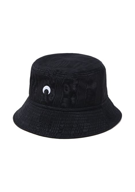 moire bucket hat woman black MARINE SERRE | UHG030A CWOV0030BK99